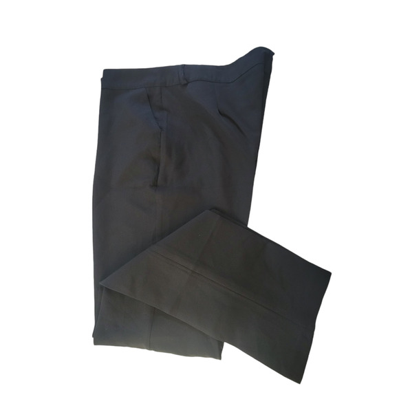 Zanset Style Black Flat Front With Slash Pockets Pants Women's U.S. Size 8 - Picture 4 of 13